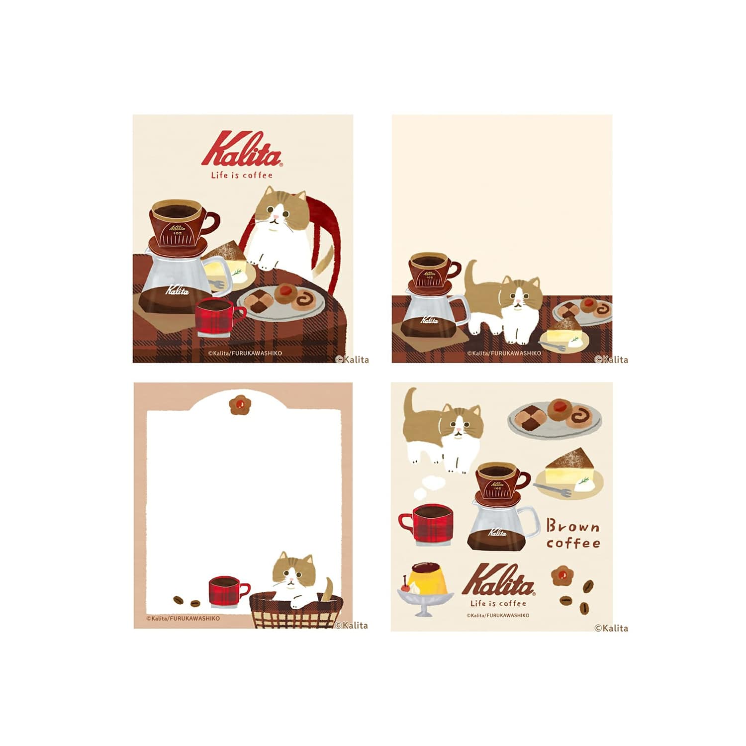 Furukawa Shiko x Kalita Memo Pad – Brown Coffee