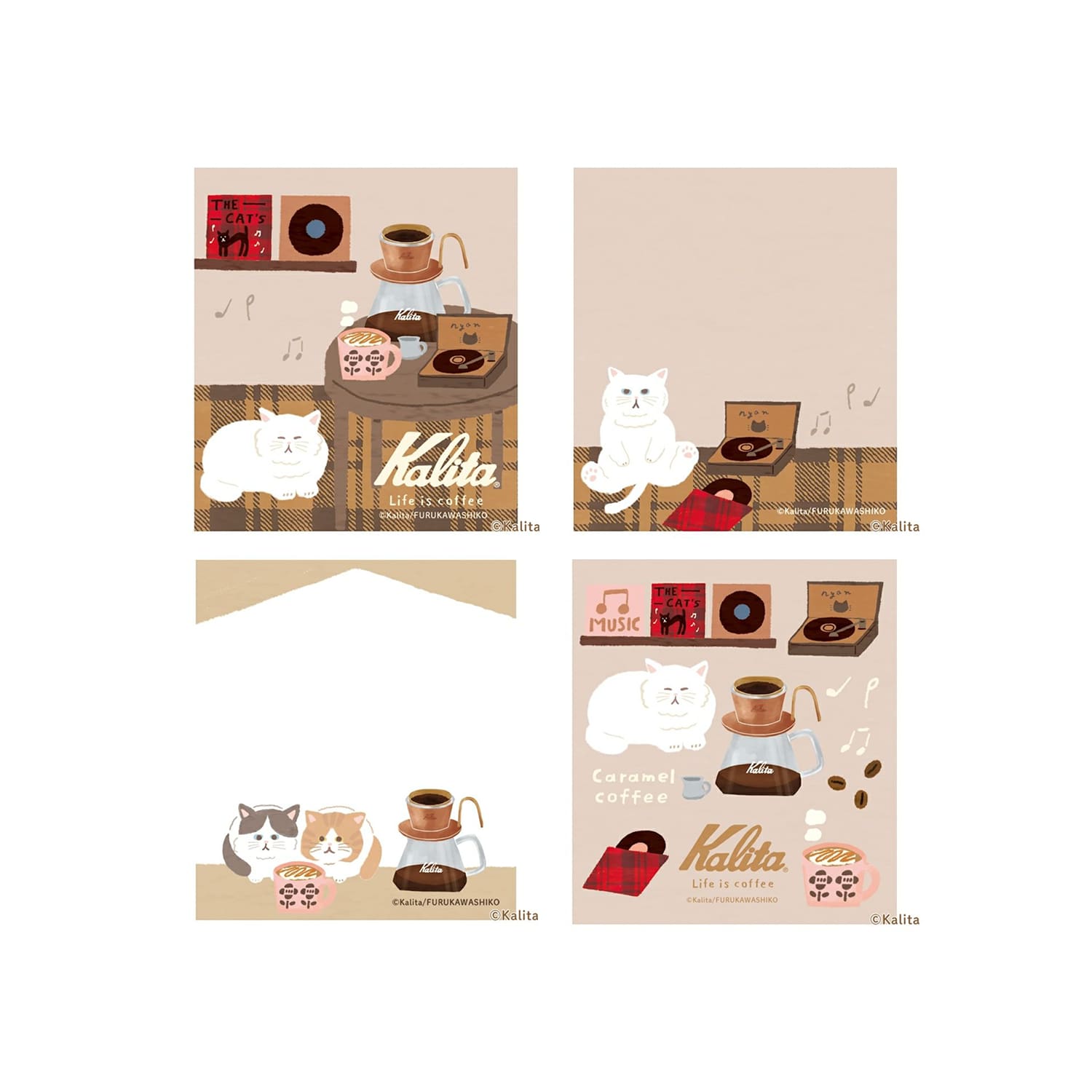 Furukawa Shiko x Kalita Memo Pad – Caramel Coffee