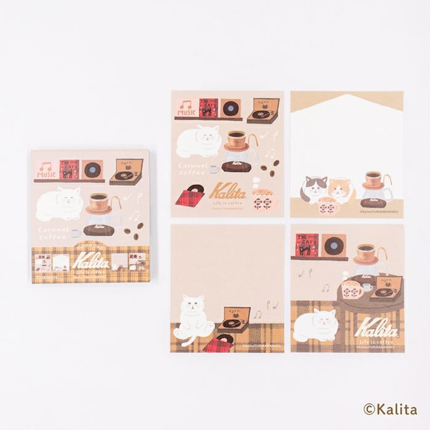 Furukawa Shiko x Kalita Memo Pad – Caramel Coffee