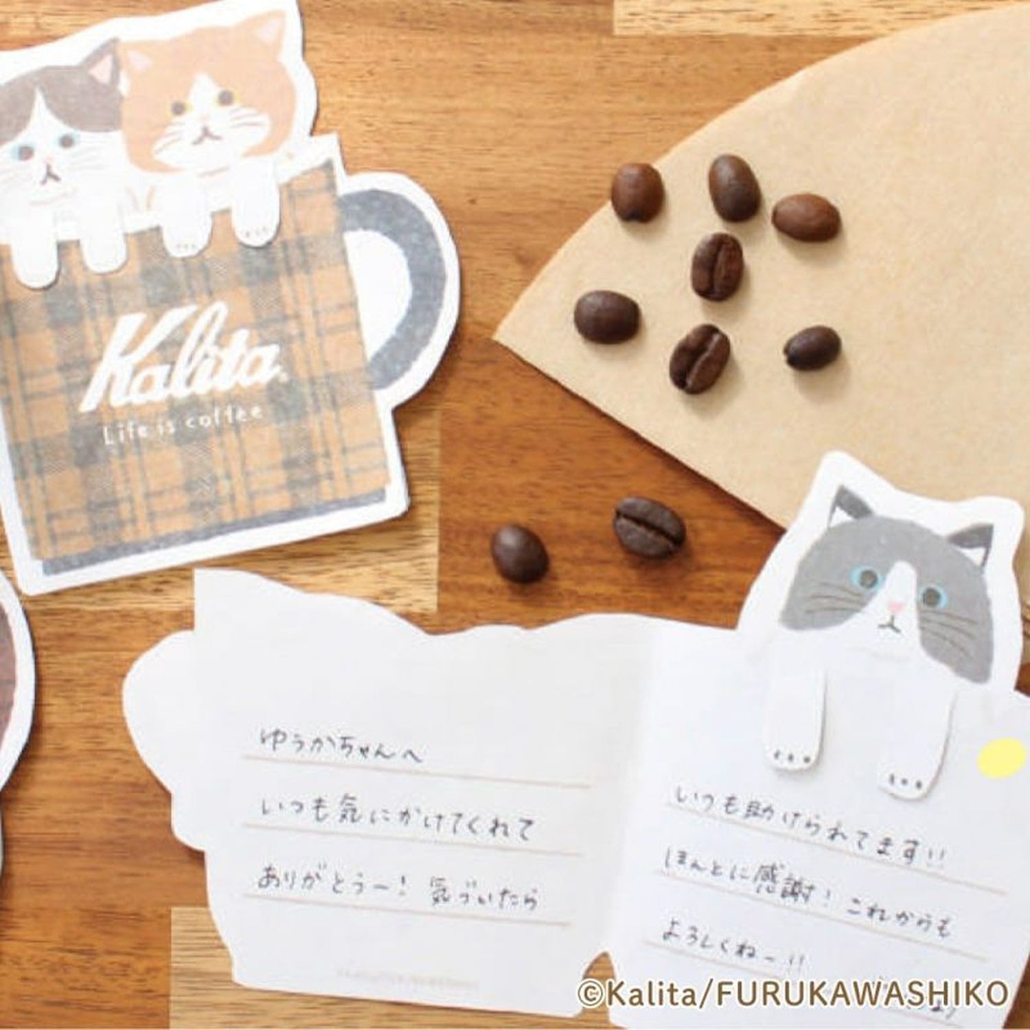 Furukawa Shiko x Kalita Mini Letter Pack – White Coffee