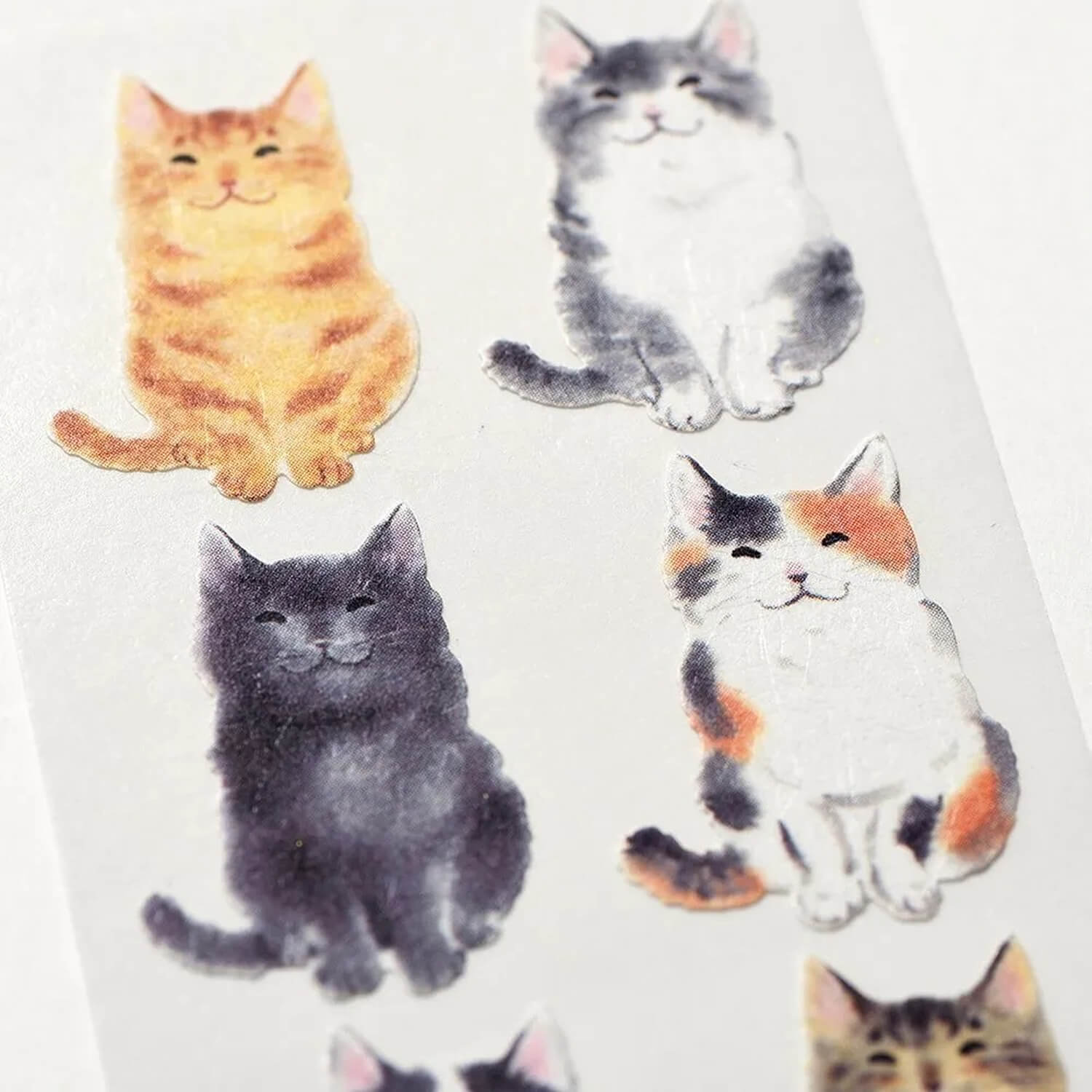G.C. Press Washi Sticker – Cat Moments