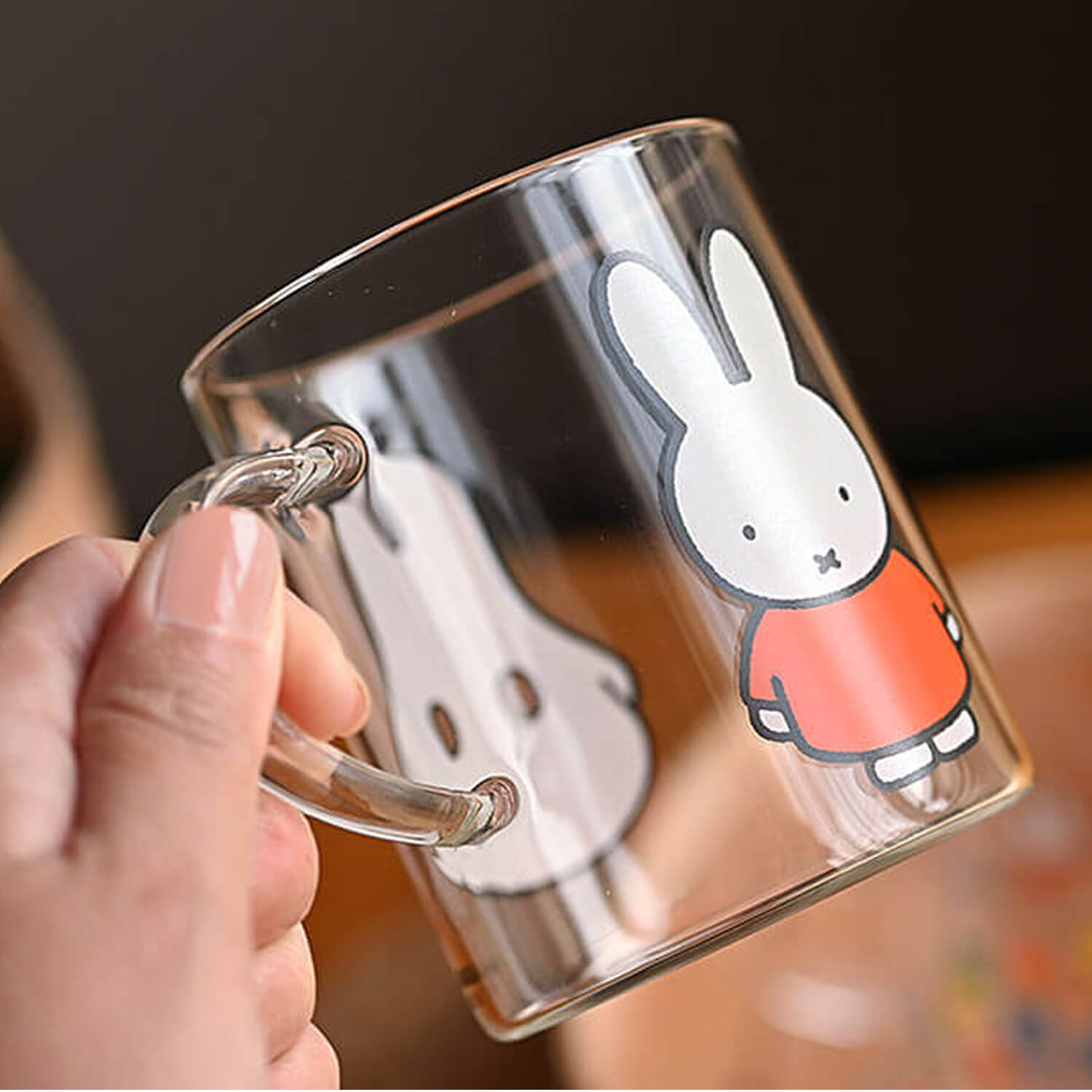Ghost Miffy Heat Resistant Glass