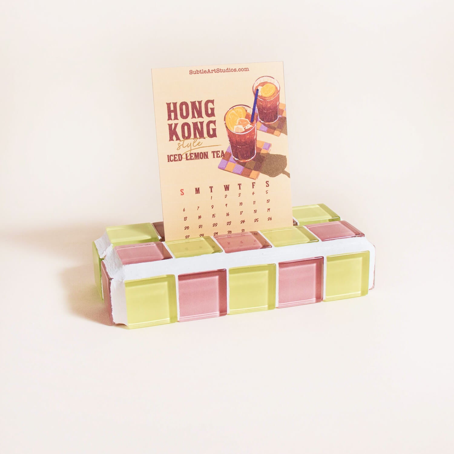 Glass Tile Picture Stand