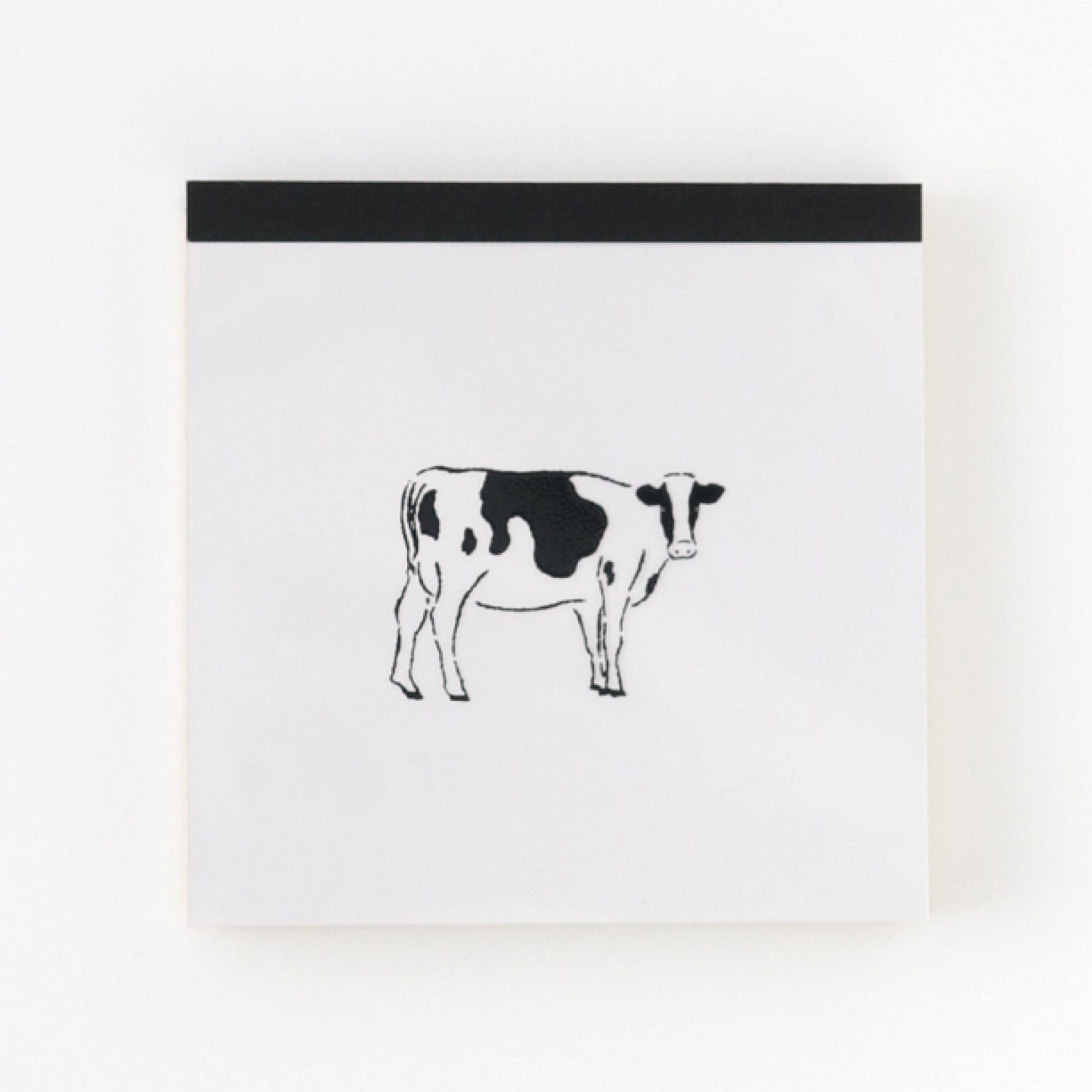 Green Flash Square Memo Pad - Cow