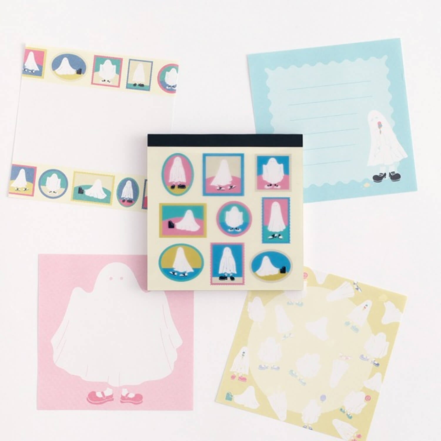 Green Flash Square Memo Pad - Flame
