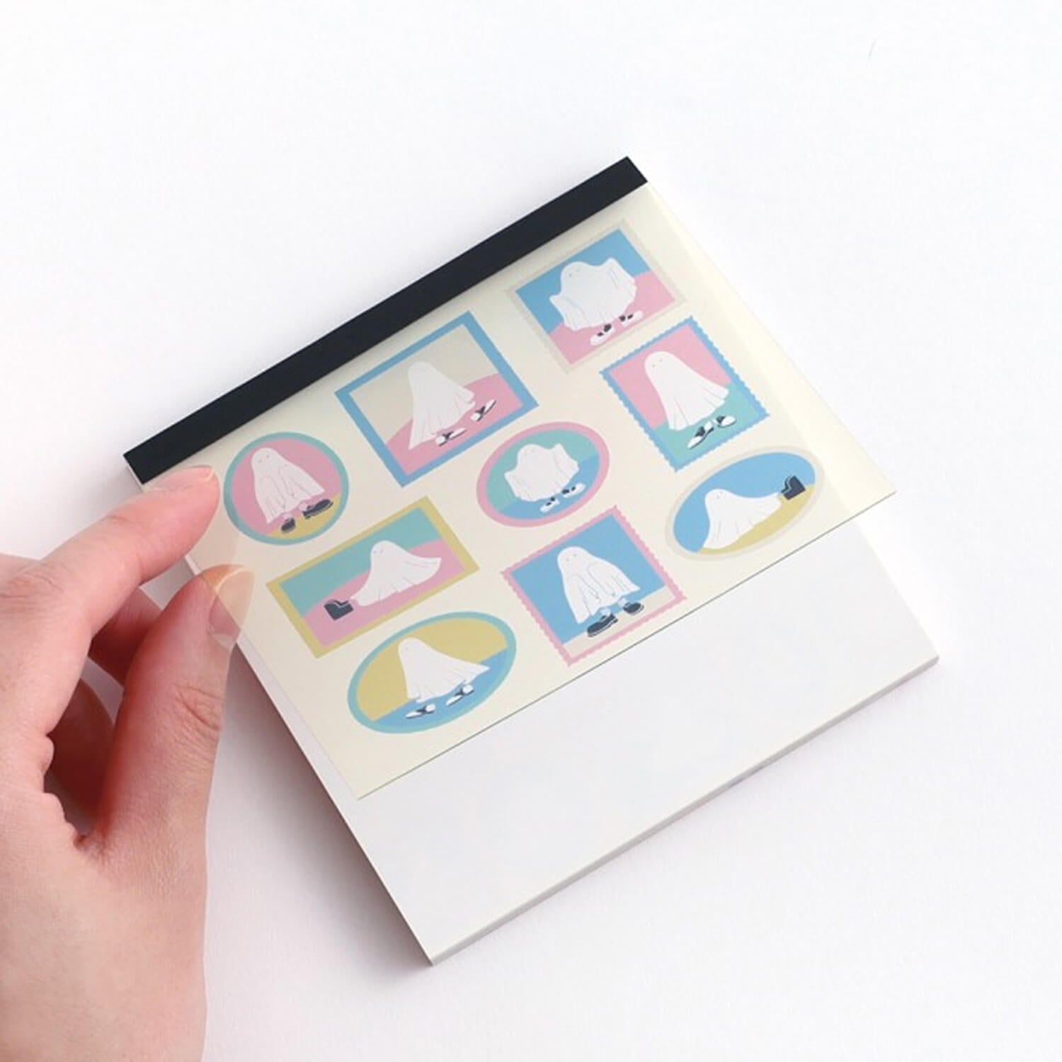 Green Flash Square Memo Pad - Flame