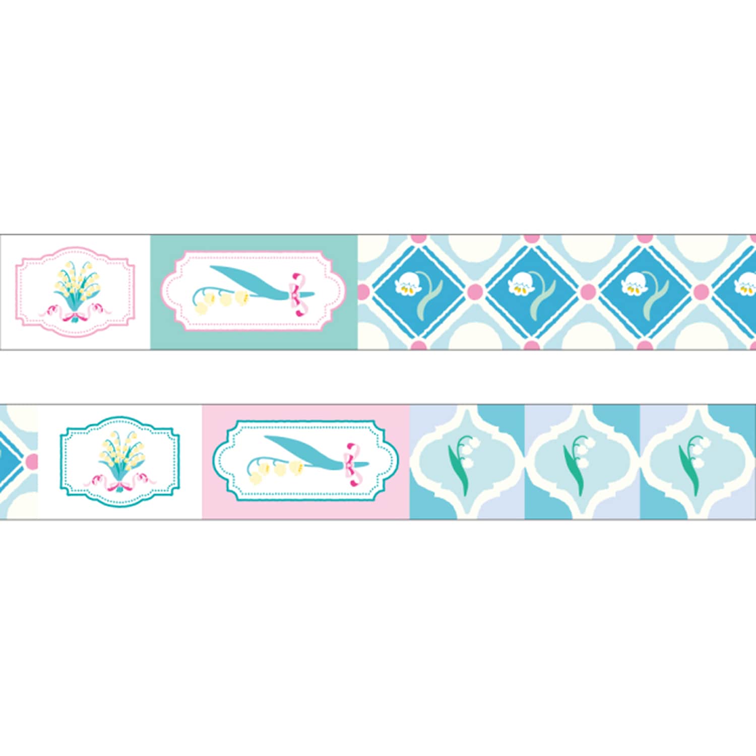 Green Flash Washi Tape - Lily of the Valley