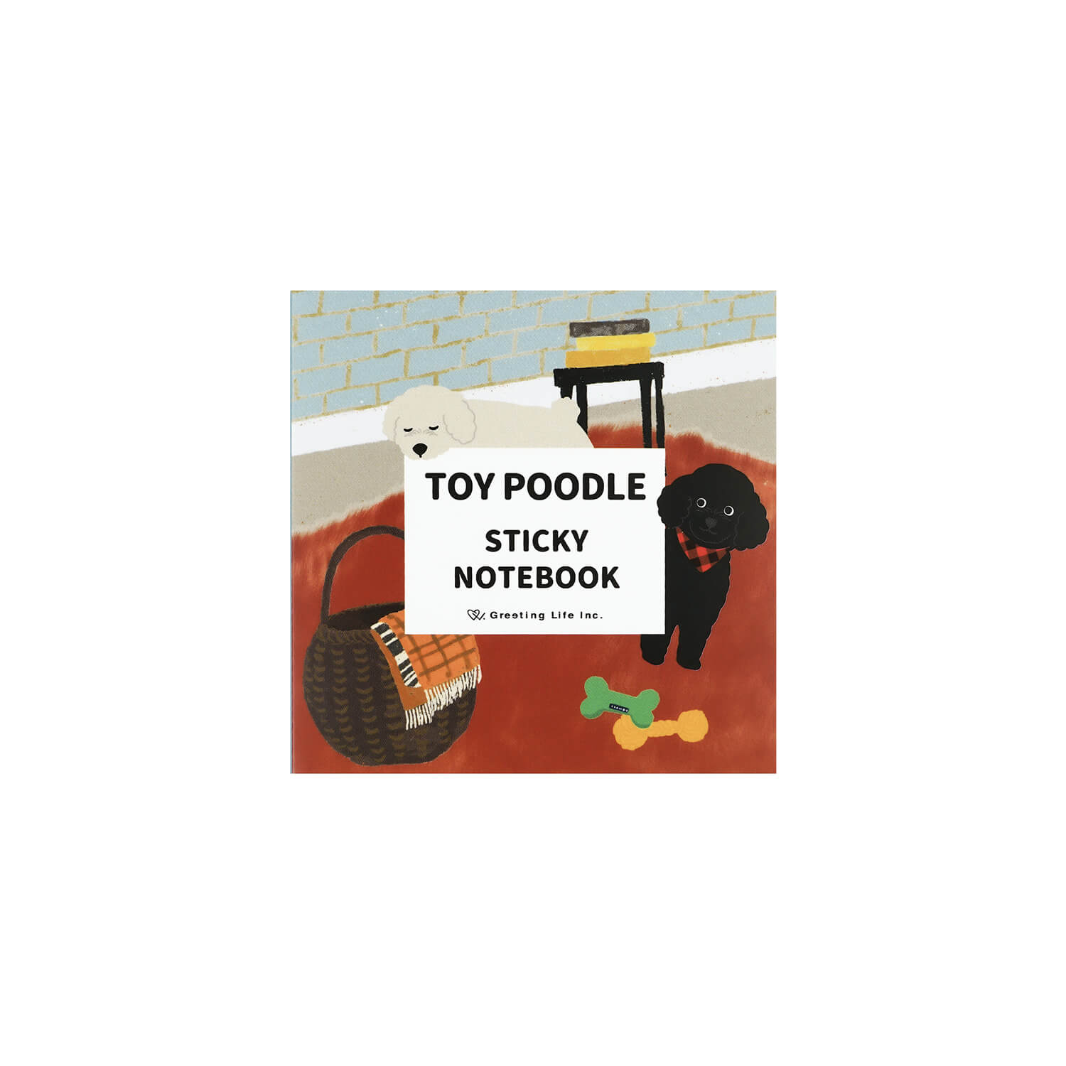 Greeting Life Die‑Cut Sticky Notes – Poodle