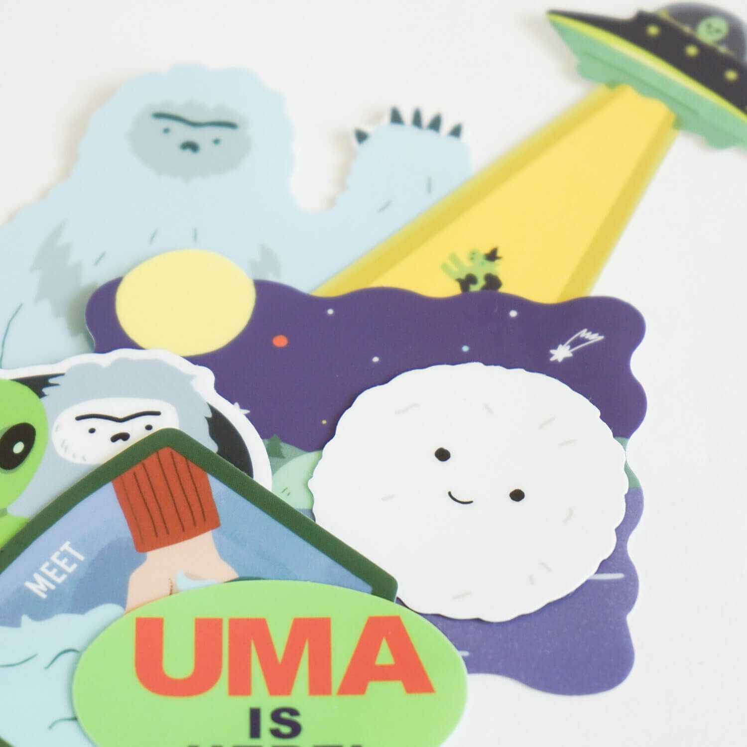 Greeting Life PVC Sticker Pack – UMA