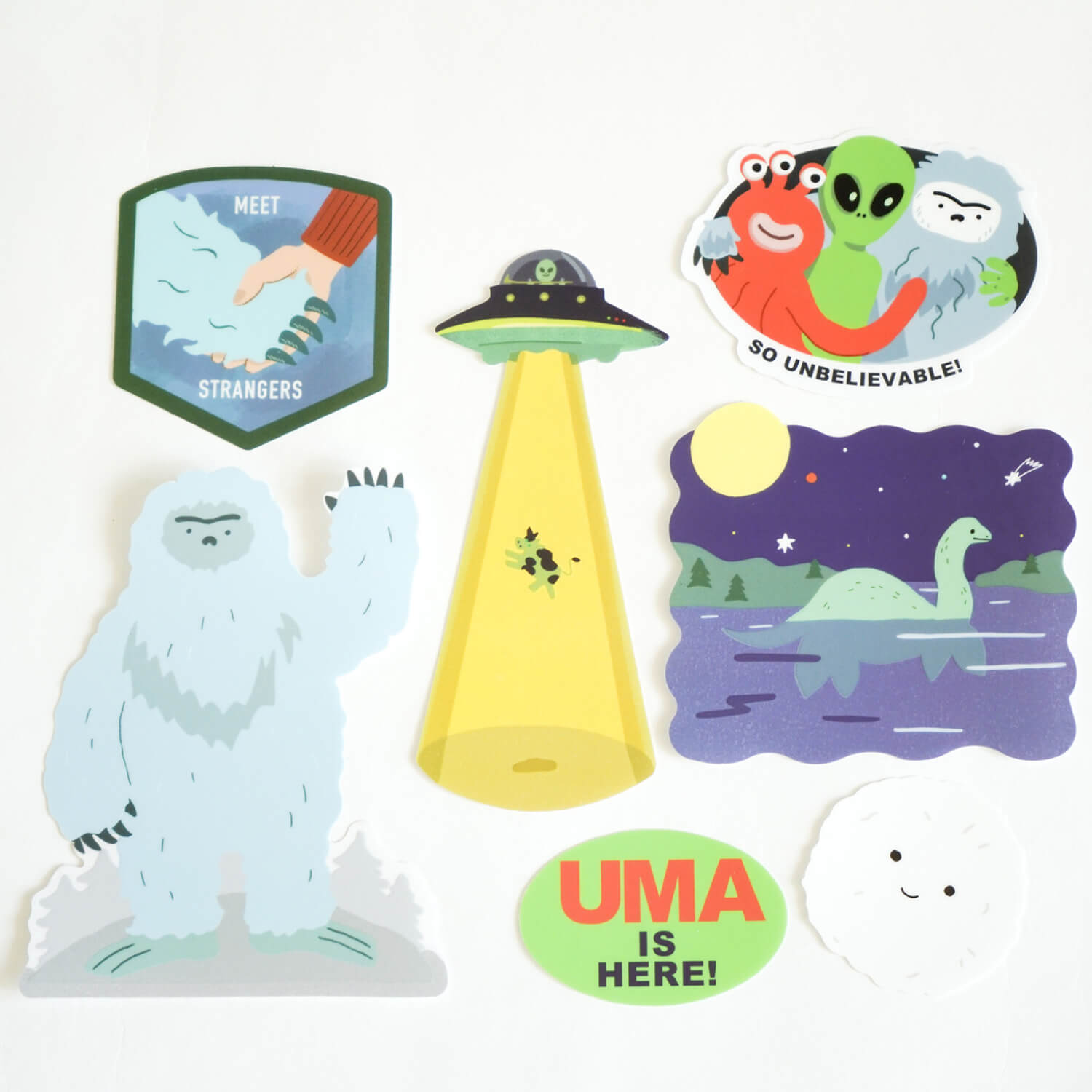 Greeting Life PVC Sticker Pack – UMA