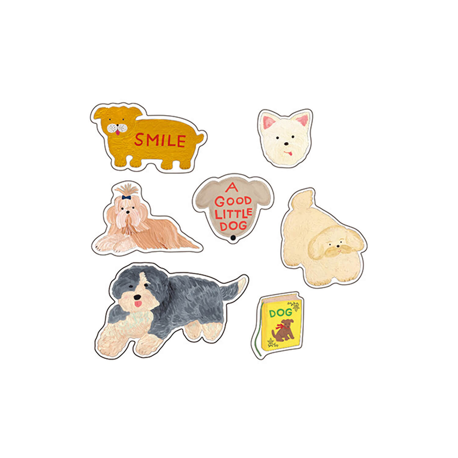 Greeting Life PVC Sticker Set – Dog