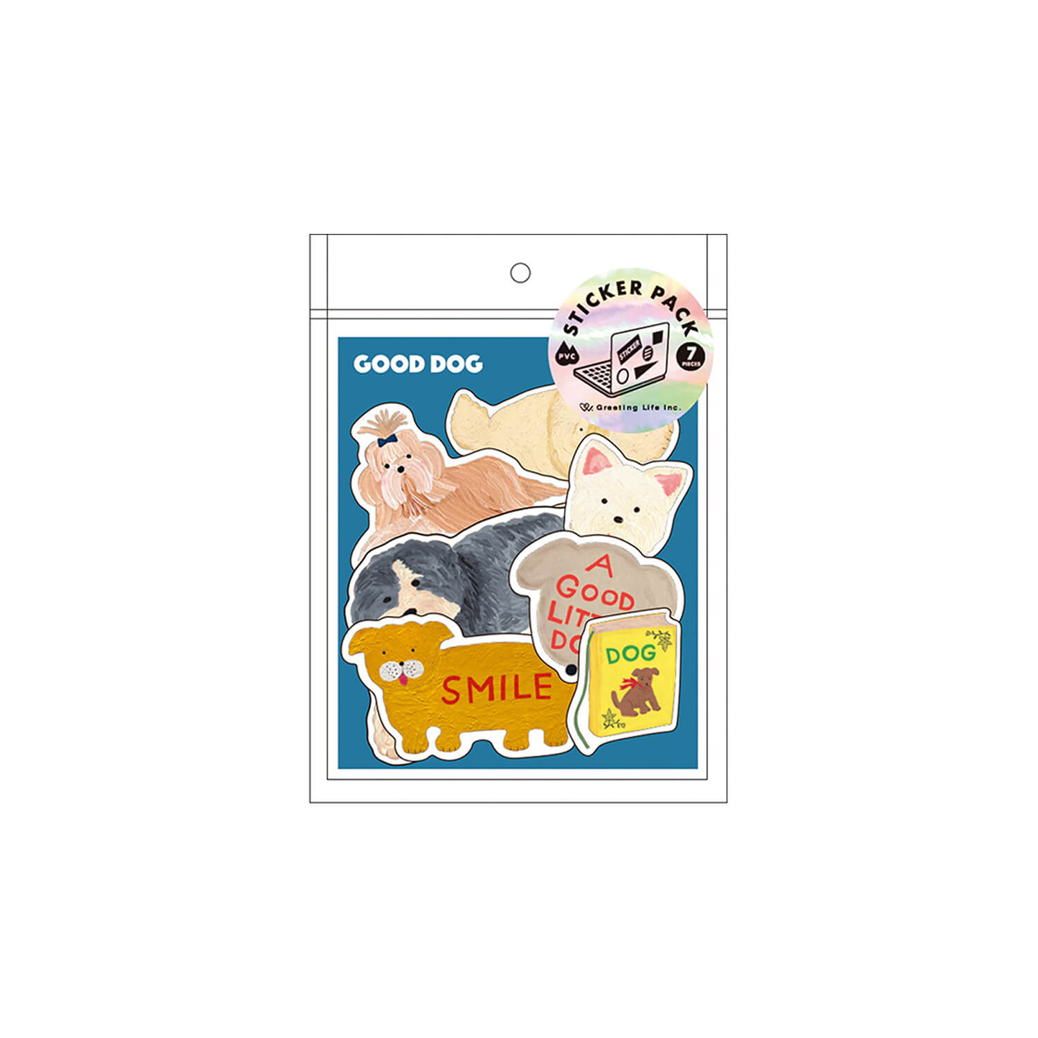 Greeting Life PVC Sticker Set – Dog