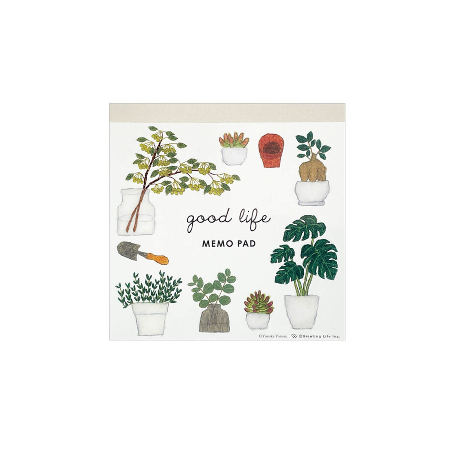 Greeting Life x Yusuke Yonezu Memo Pad – Plants