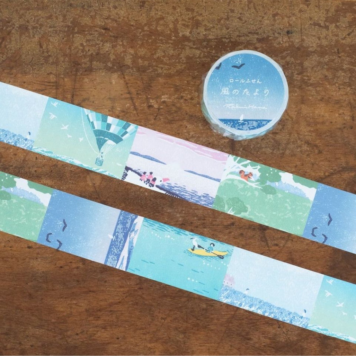Hana Rakui Roll Sticky Notes - Wind’s Tidings