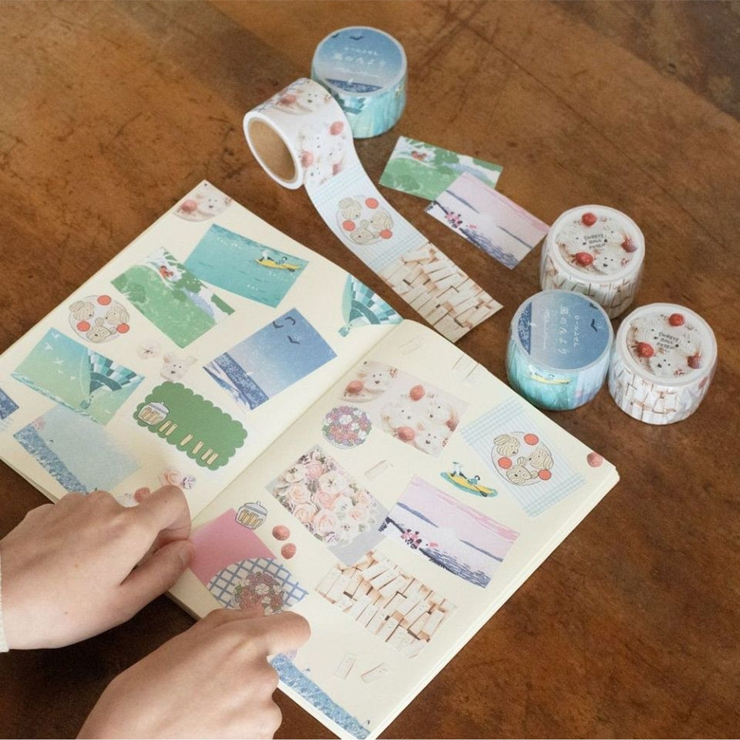 Hana Rakui Roll Sticky Notes - Wind’s Tidings