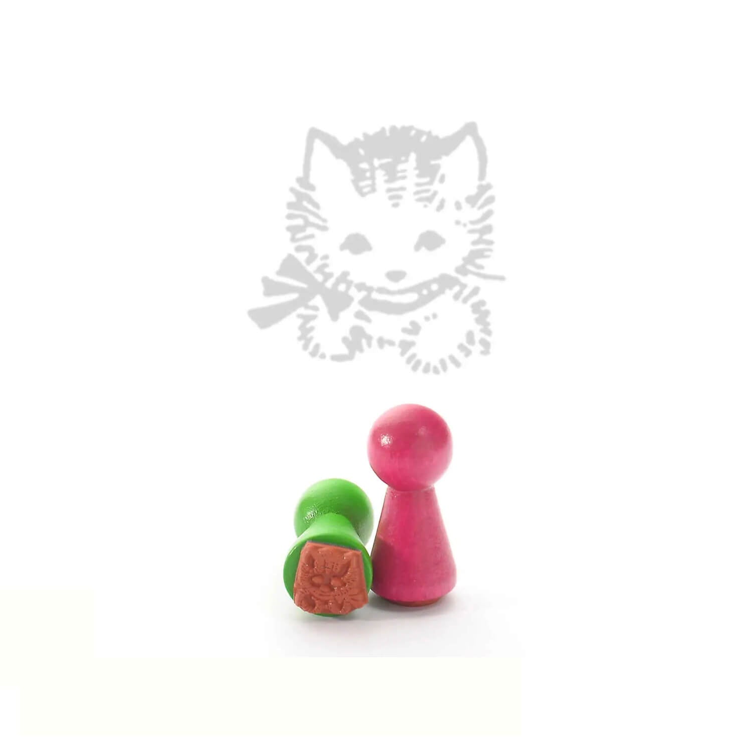 Heindesign Mini Rubber Stamp – Cat