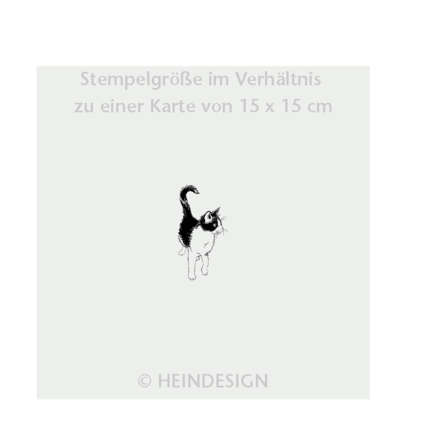 Heindesign Rubber Stamp – Cat