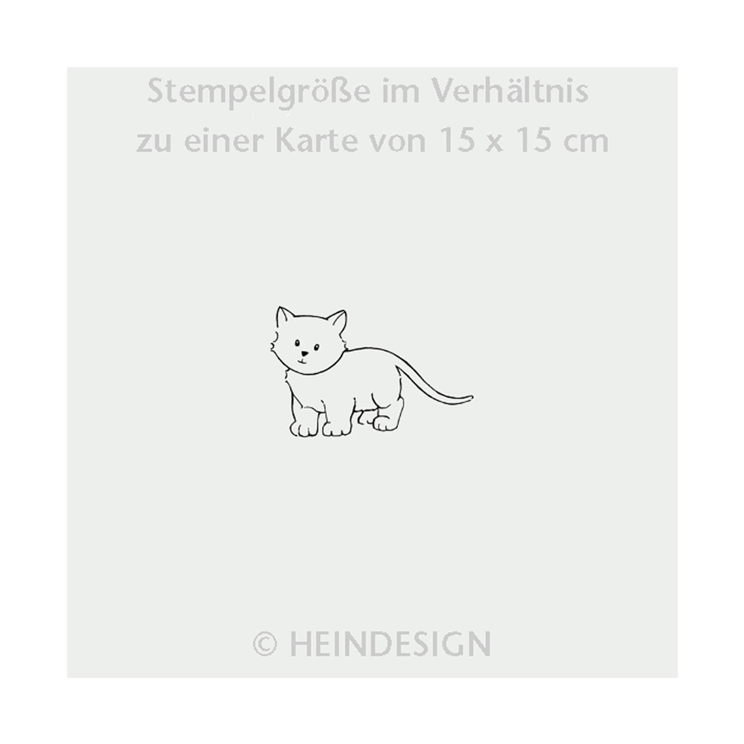 Heindesign Rubber Stamp – Kittens