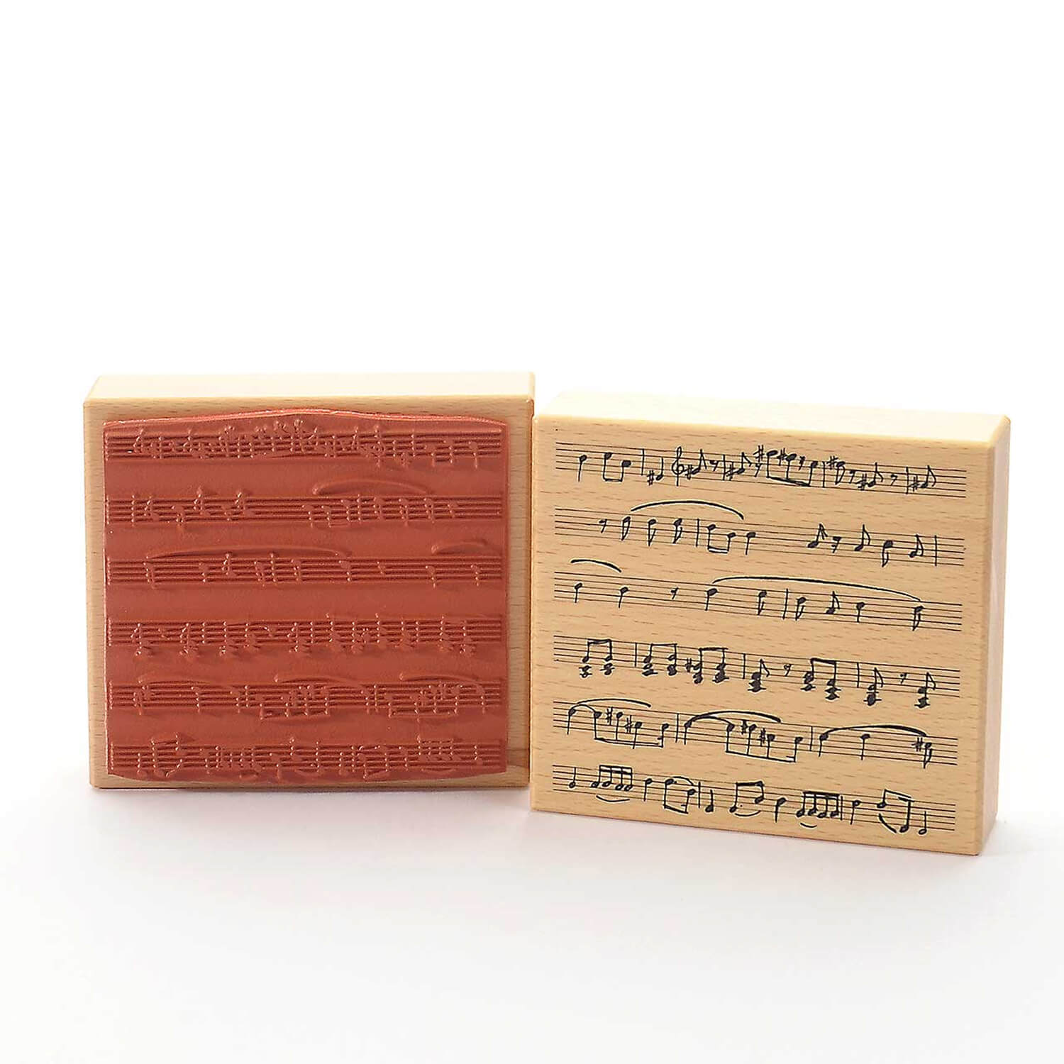 Heindesign Rubber Stamp – Music Sheet