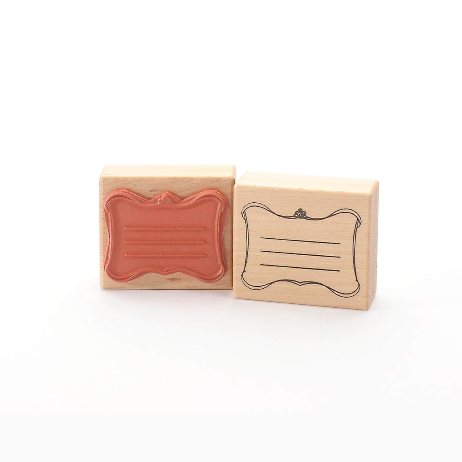 Heindesign Rubber Stamp – Ornament Label