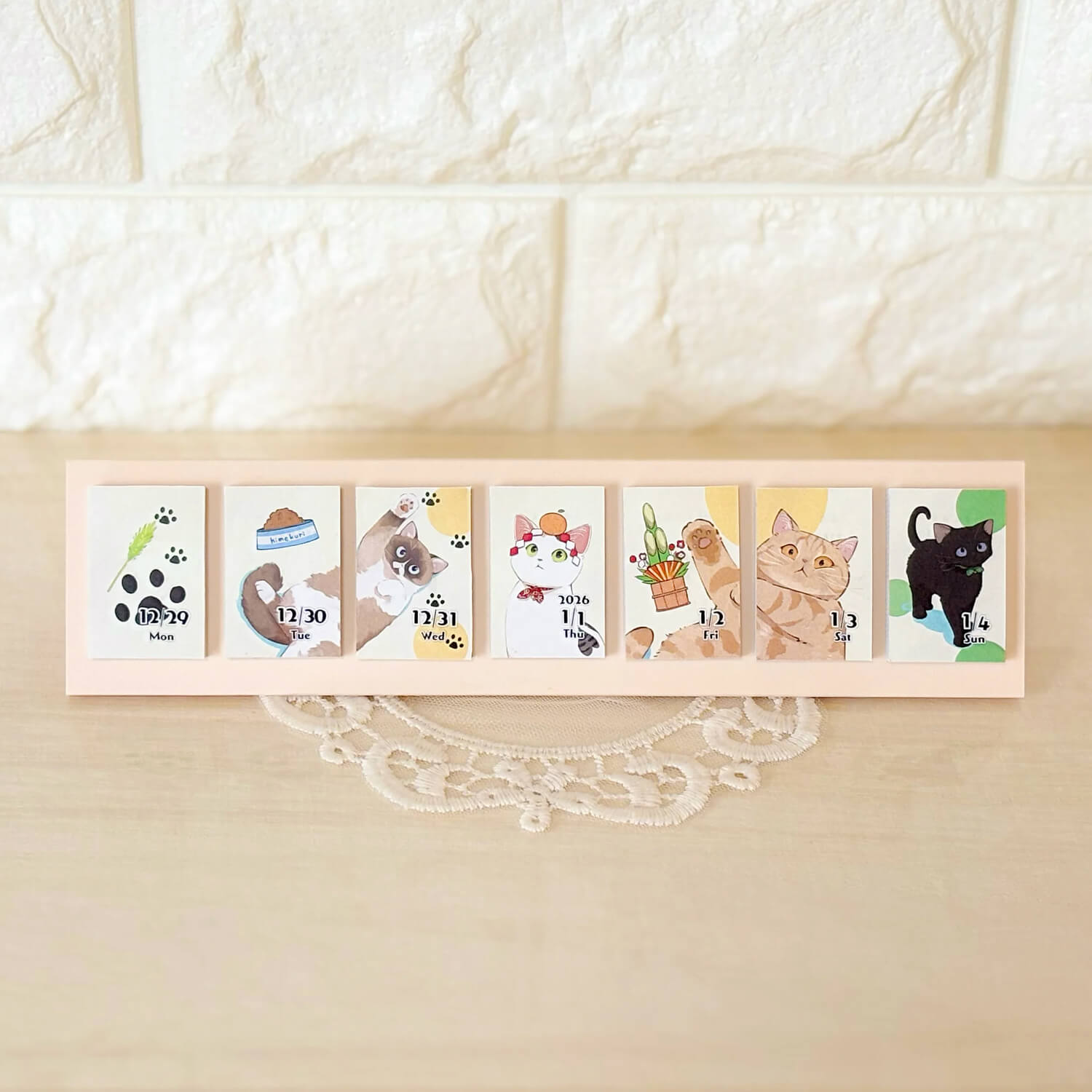 Himekuri 2026 Calendar – Cat | 2026 Planners & Calendars | Nagi