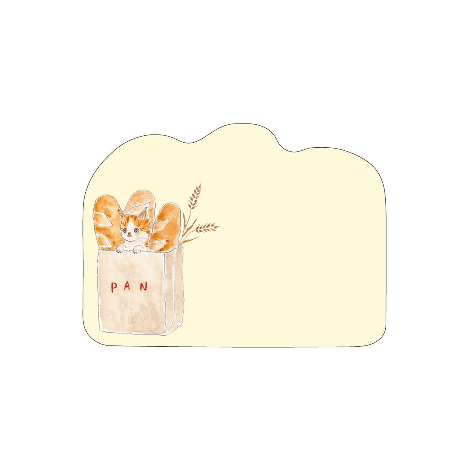 Hisago × Tocoro Comugi Sticky Notes – Bakery Cat