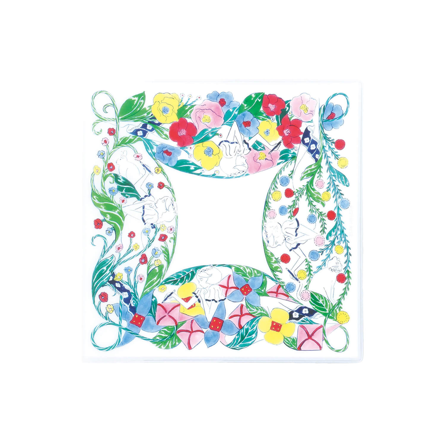 Hitotoki Note Square Size – Soft Cover – My Garden