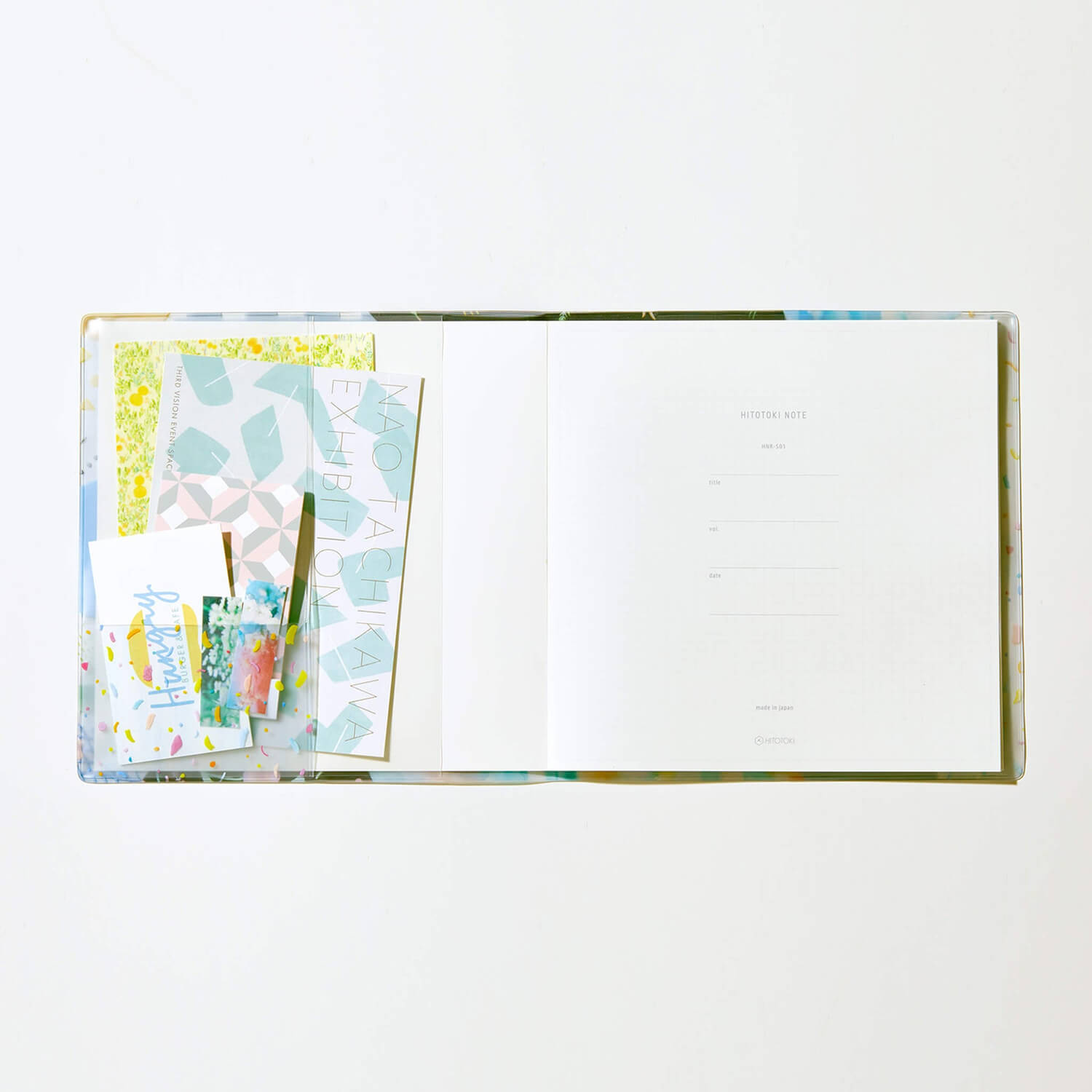 Hitotoki Note Square Size – Soft Cover – My Garden