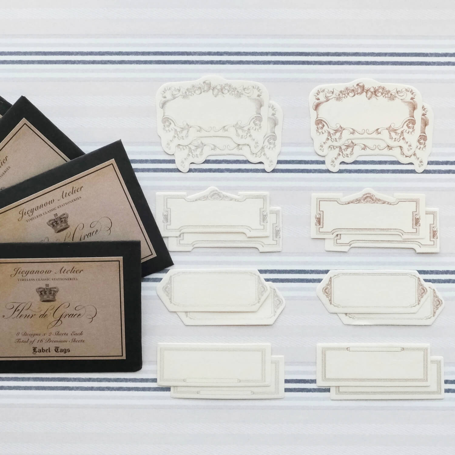Jieyanow Atelier Fleur de Grace Label Tags