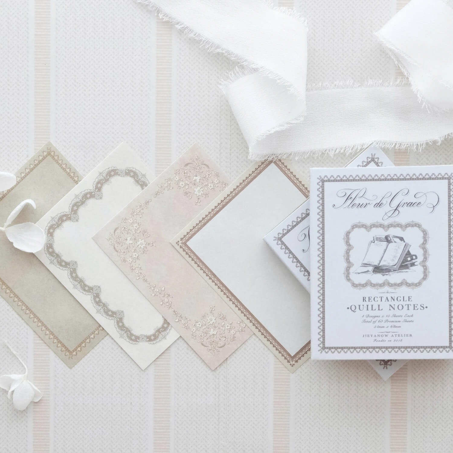 Jieyanow Atelier Fleur de Grace Quill Notes