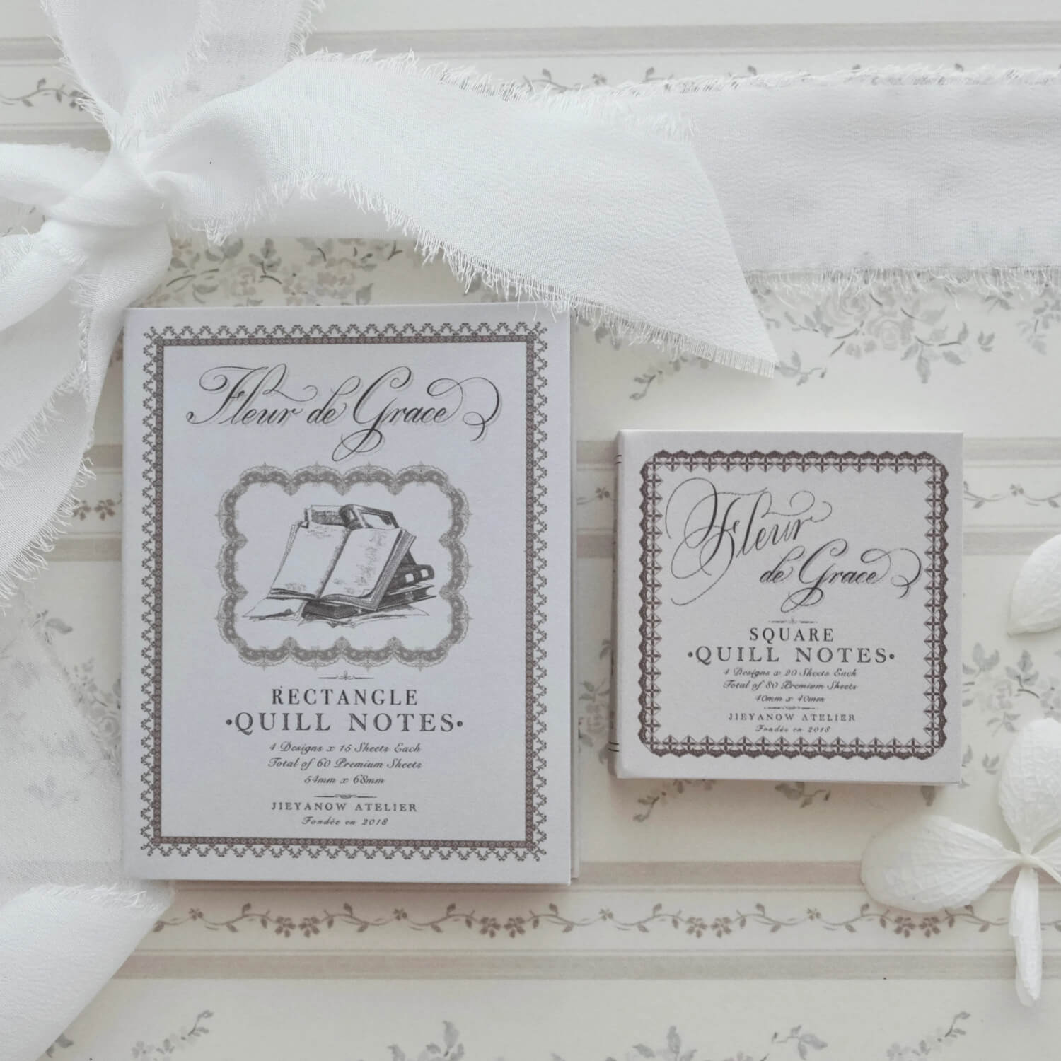 Jieyanow Atelier Fleur de Grace Quill Notes