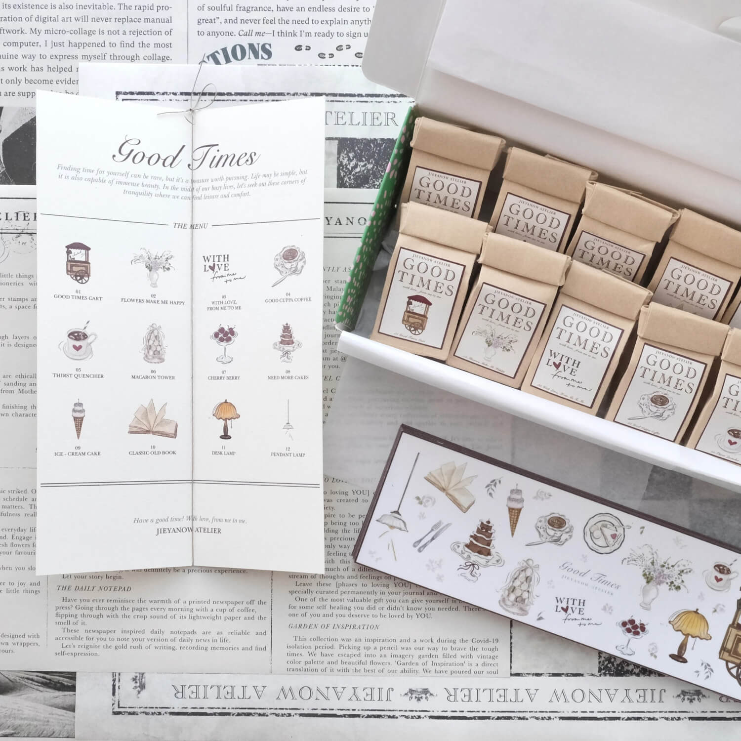 Jieyanow Atelier Good Times Rubber Stamp Collection