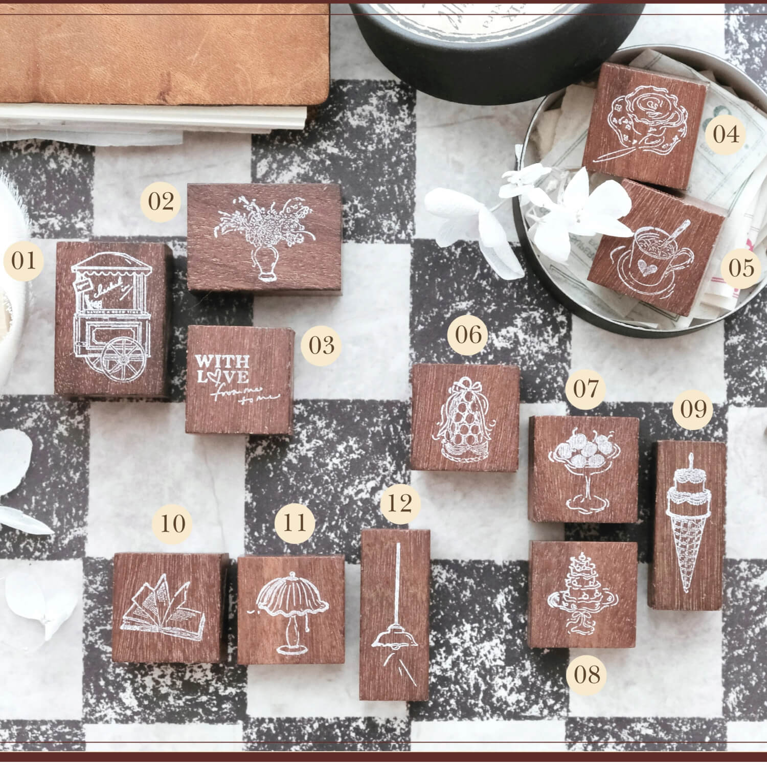 Jieyanow Atelier Good Times Rubber Stamp Collection