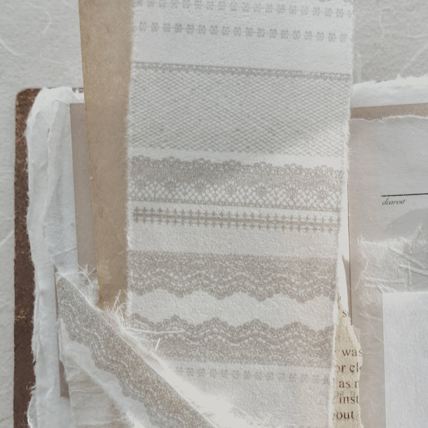 Jieyanow Atelier Lovely Lace Rubber Stamp Set (2 Pieces)