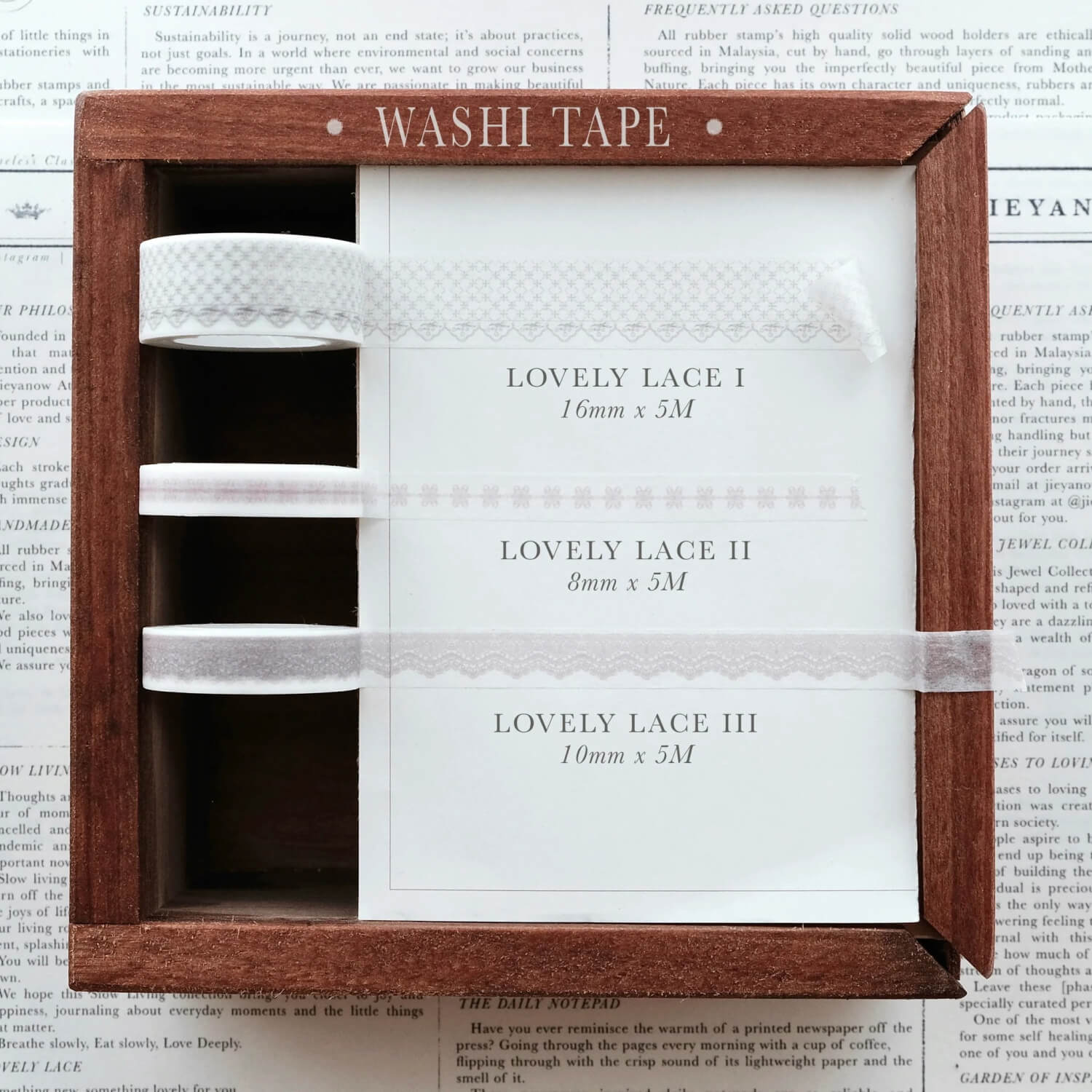Jieyanow Atelier Lovely Lace Washi Tape