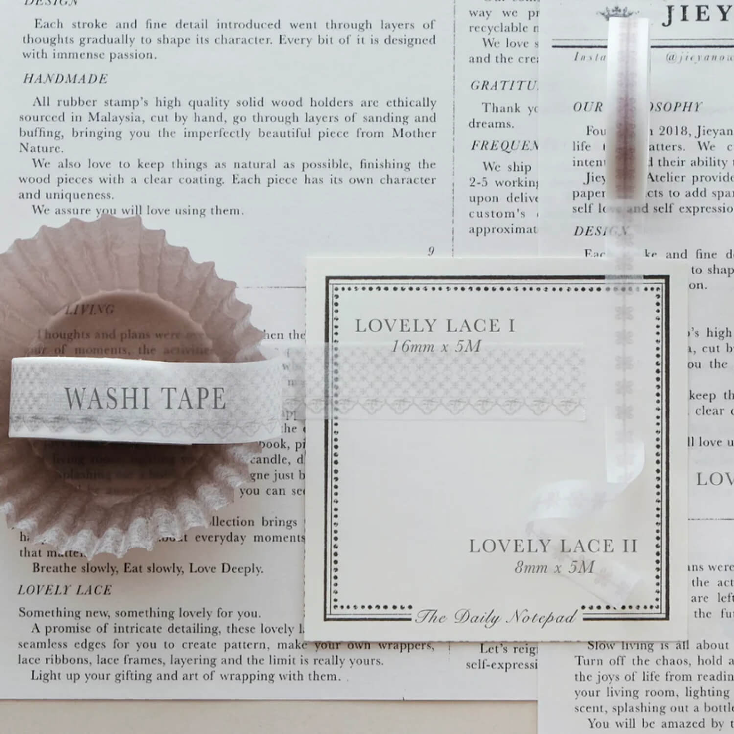 Jieyanow Atelier Lovely Lace Washi Tape