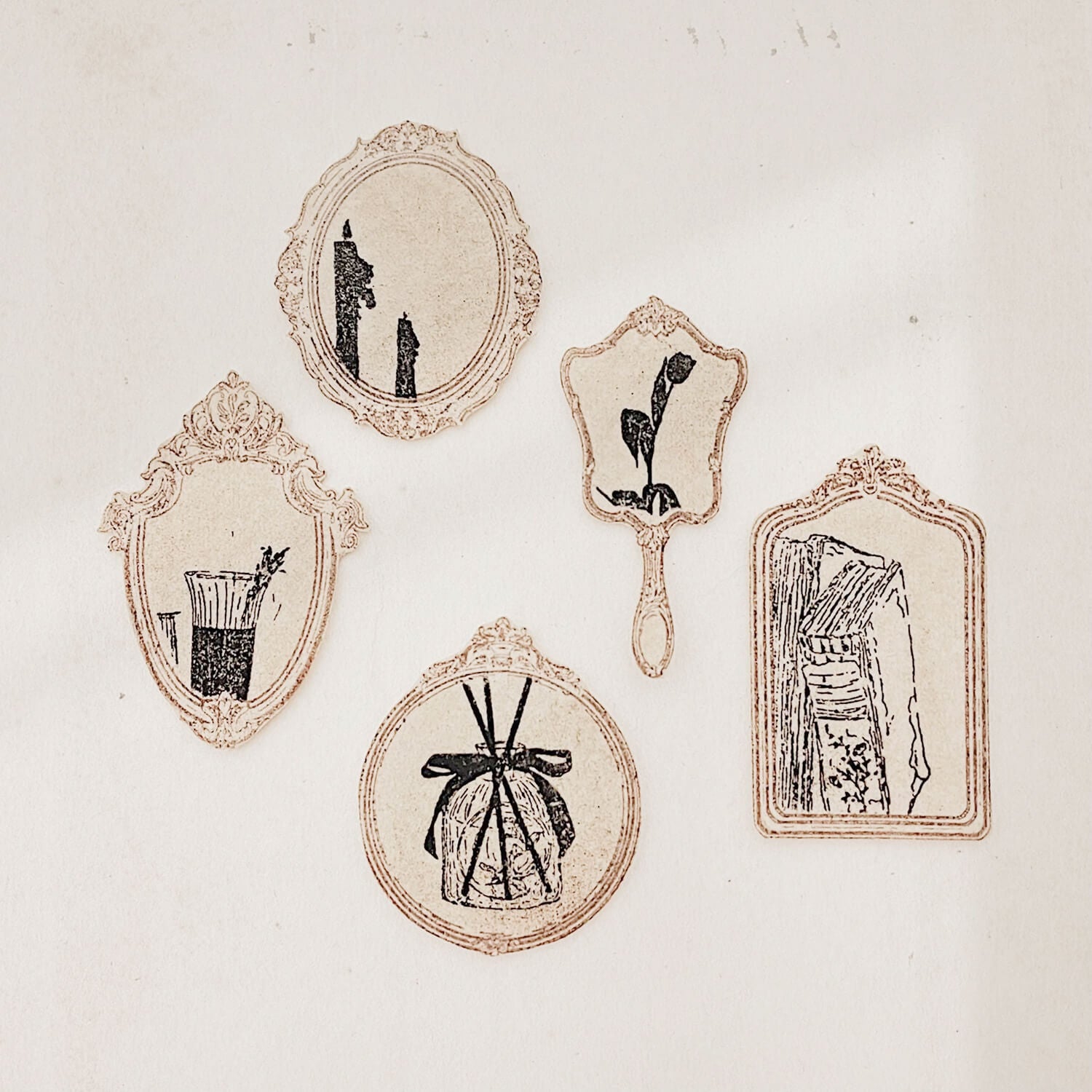 Jieyanow Atelier Mirror Mirror on the Wall Rubber Stamp