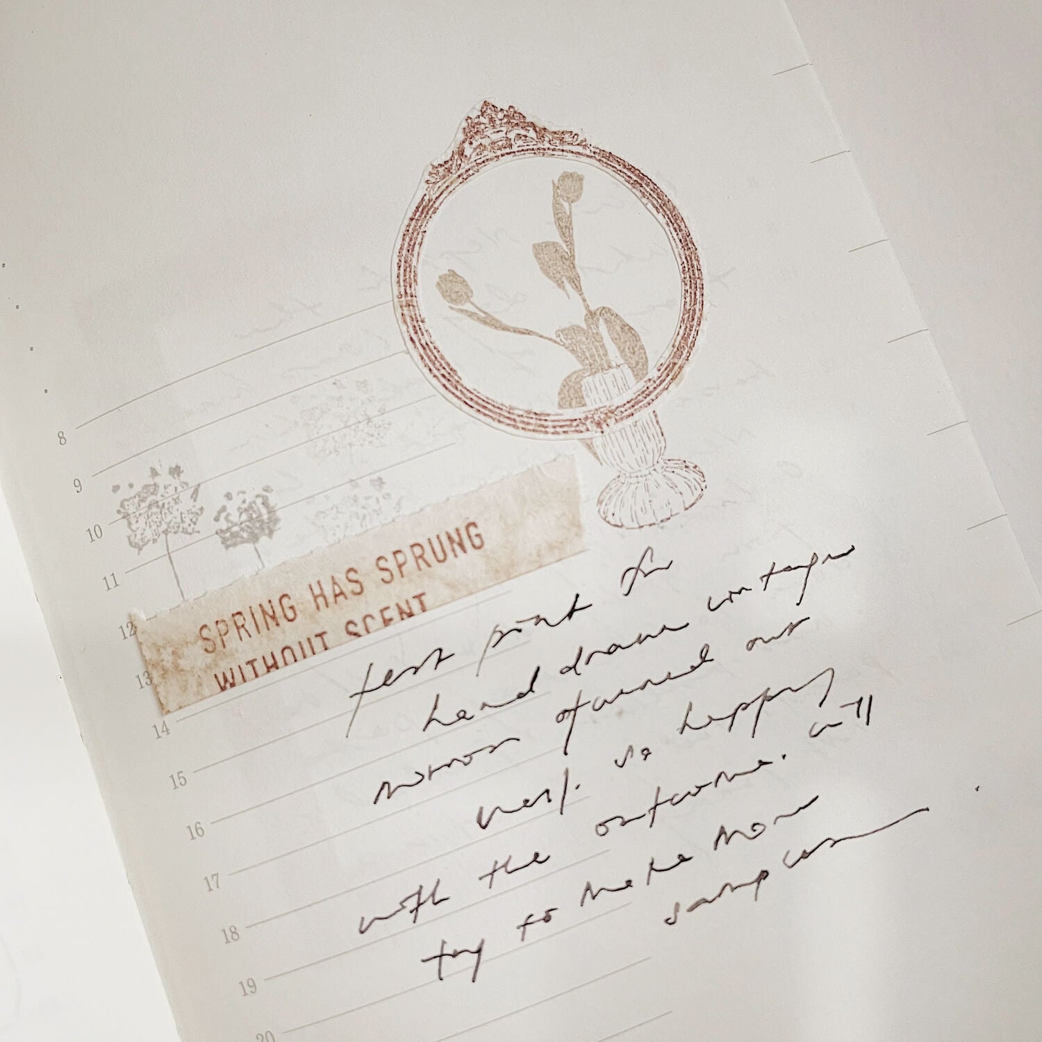 Jieyanow Atelier Mirror Mirror on the Wall Rubber Stamp
