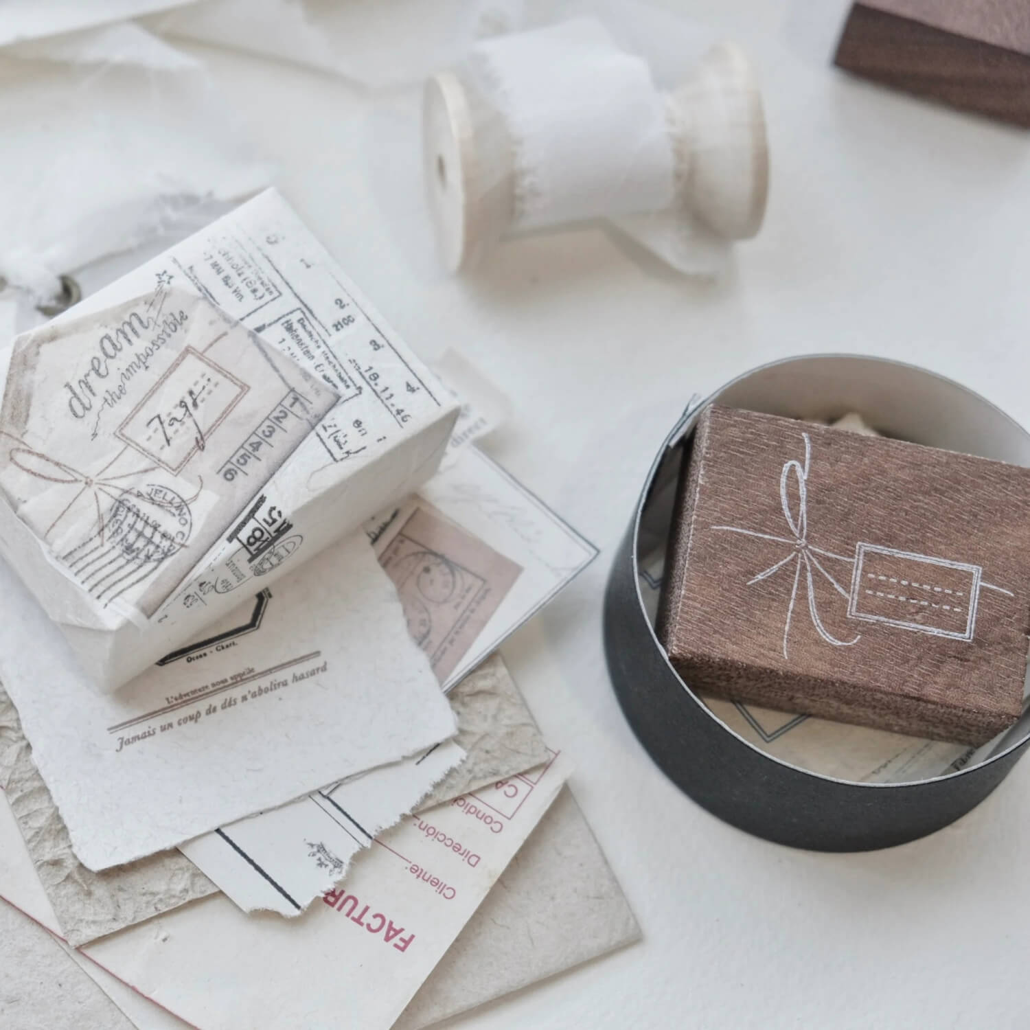 Jieyanow Atelier Not Your Usual Tags Rubber Stamp Series
