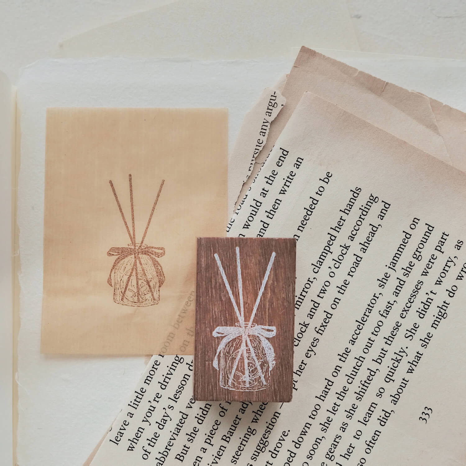Jieyanow Atelier Slow Living Rubber Stamp