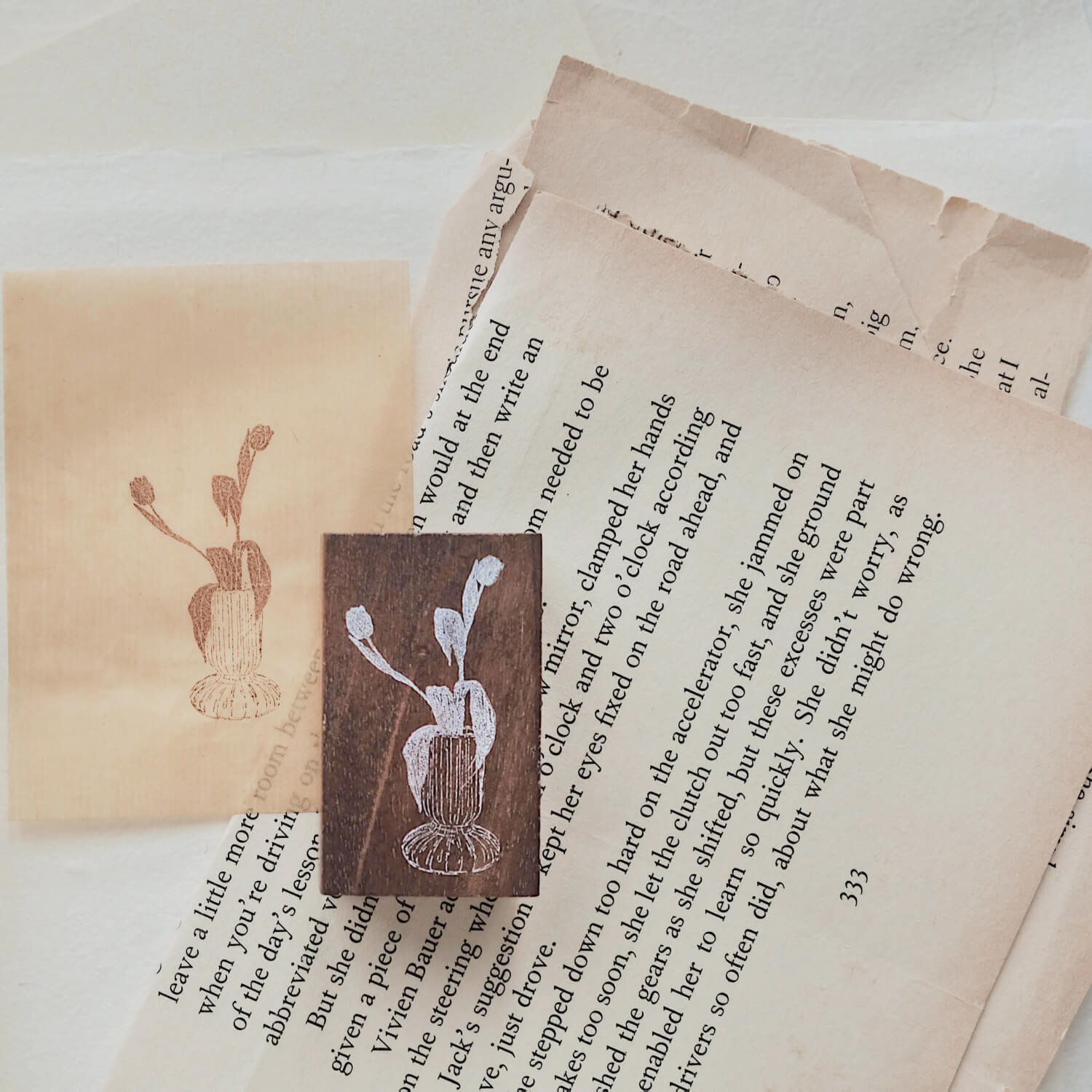 Jieyanow Atelier Slow Living Rubber Stamp