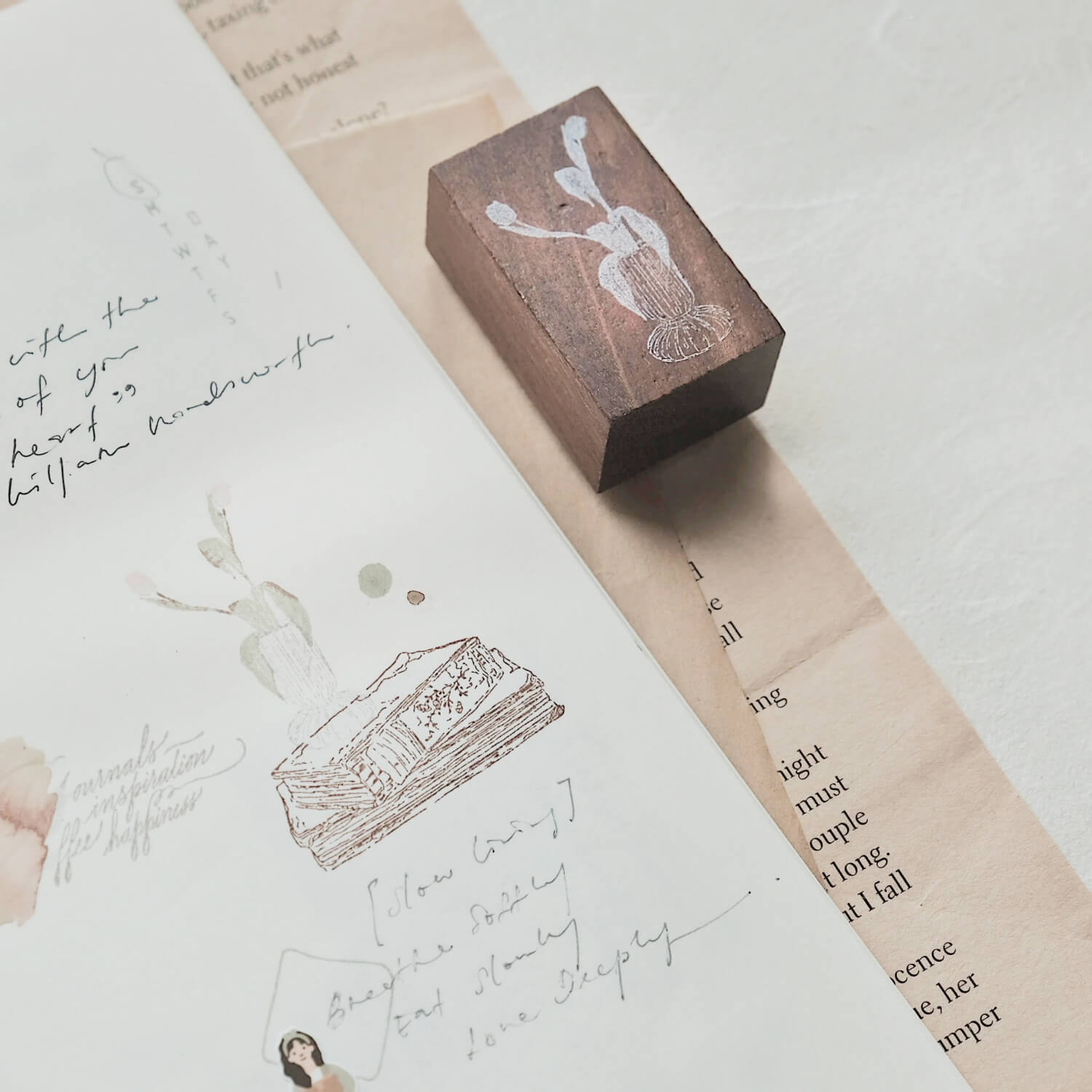 Jieyanow Atelier Slow Living Rubber Stamp