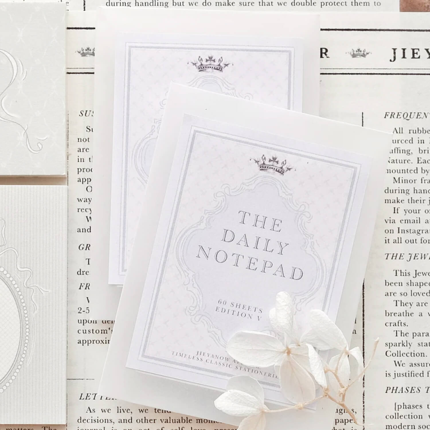 Jieyanow Atelier The Daily Notepad V