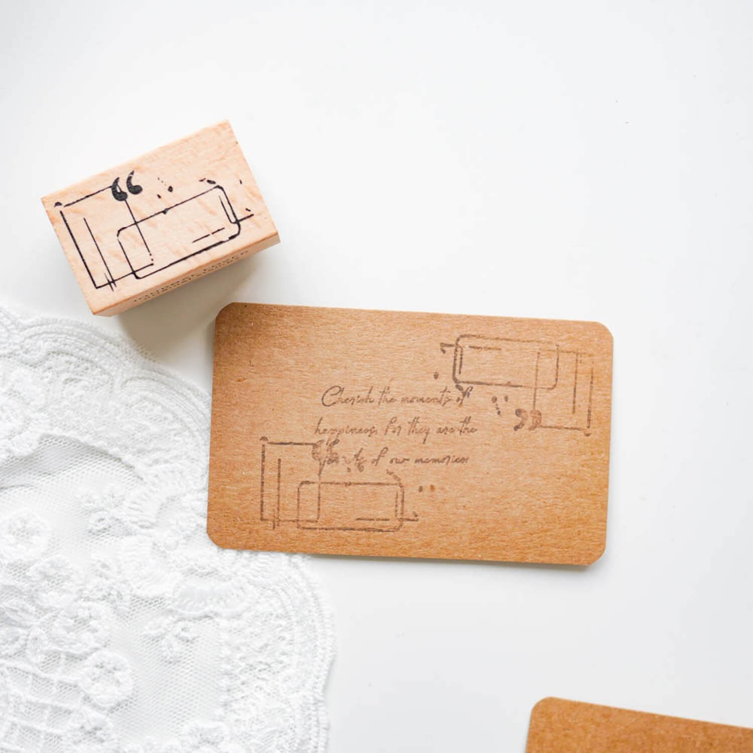 Journal Lover Rubber Stamp - Between Reality and Dream