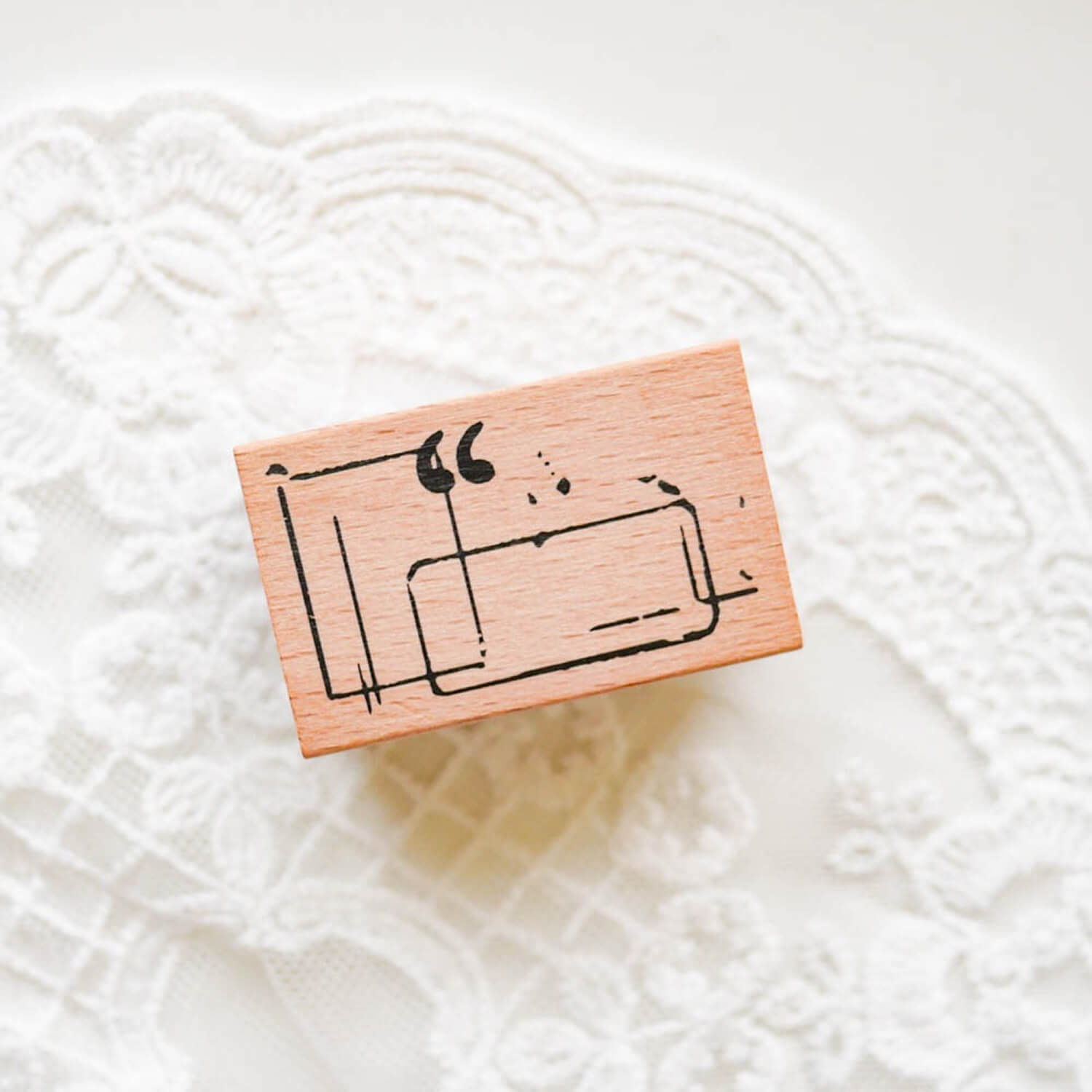 Journal Lover Rubber Stamp - Between Reality and Dream