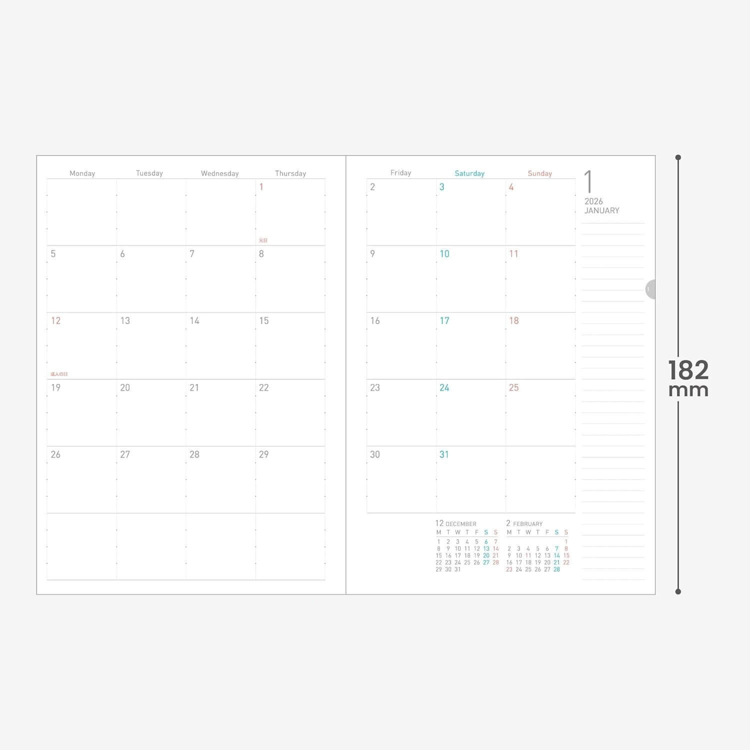 KOKUYO 2026 Campus Soft Ring Diary