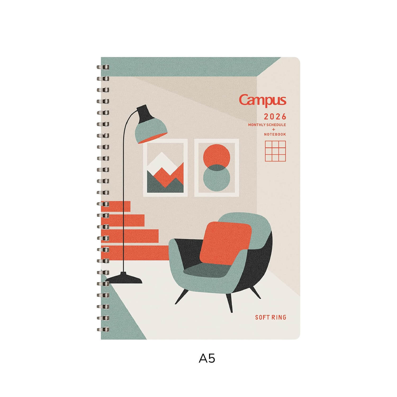 KOKUYO 2026 Campus Soft Ring Diary - Interior
