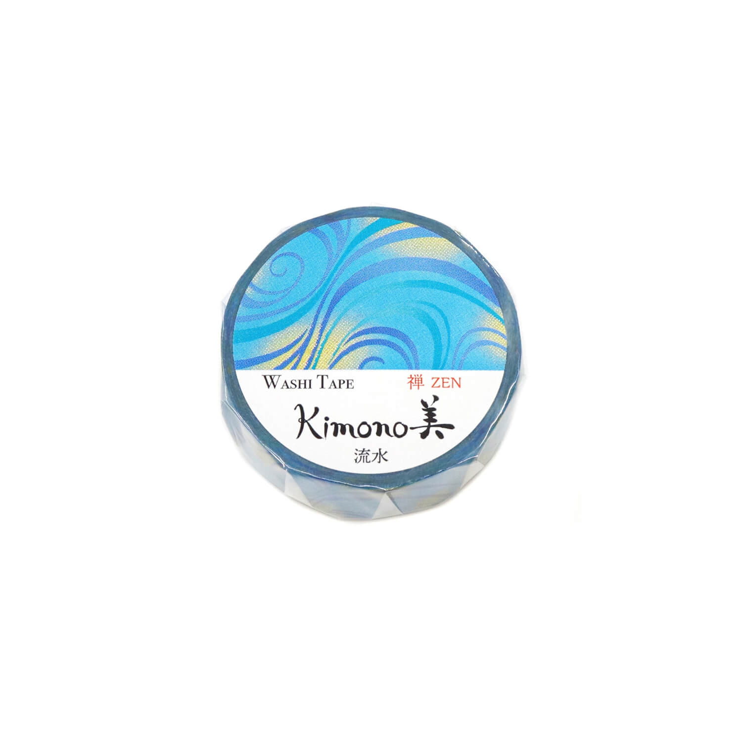 Kamiiso Kimono Beauty Washi Tape - Flowing Water