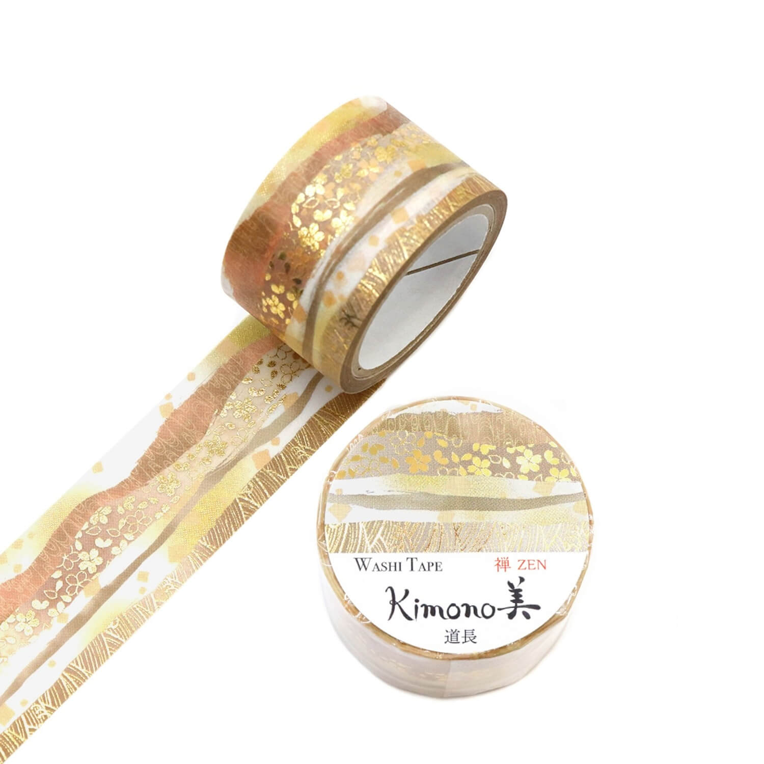 Kamiiso Kimono Beauty Washi Tape - Michinaga