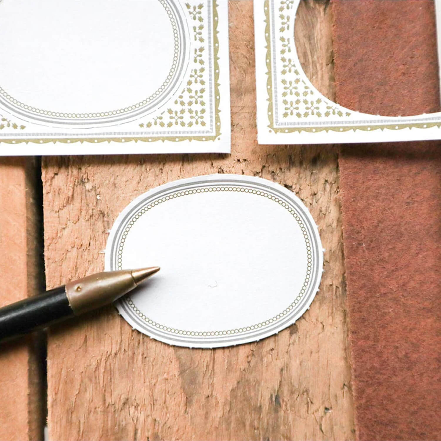 Keibunsha 2-Way Memo Pad – Vintage Frame
